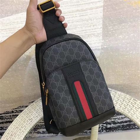 gucci sling bag small men|gucci satchel bag men's.